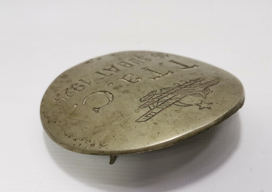 ÇOK NADİR TEYYARE CEMİYETİ KUMBARASI PLAKASI