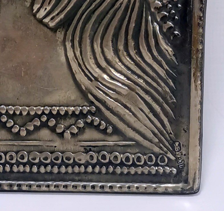 GÜMÜŞ KAPLAMA ANTİKA RÖLYEF