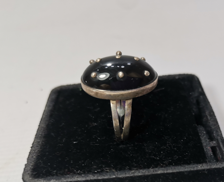 OLTU İŞİ ÖZEL YAPIM ANTİKA ÇİVİLİ YÜZÜK