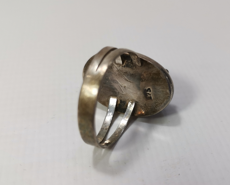 OLTU İŞİ ÖZEL YAPIM ANTİKA ÇİVİLİ YÜZÜK