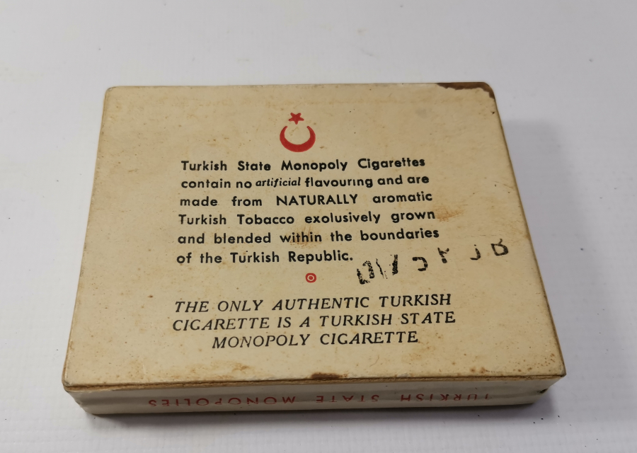 ORJİNAL SİGARALARIYLA BERABER OSMANLI DÖNEMİ SİGARA KUTUSU