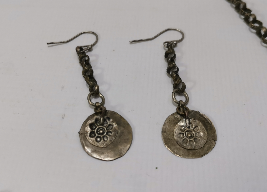 OSMANLI DÖNEMİ AŞIK ZİNCİRLİ GÜMÜŞ SET