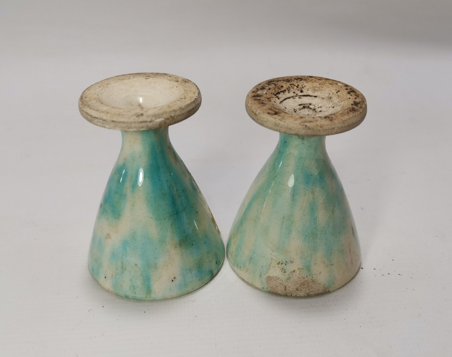 OSMANLI DÖNEMİ NADİR KÜTAHYA İŞİ ÇİFT FİNCAN ZARFI