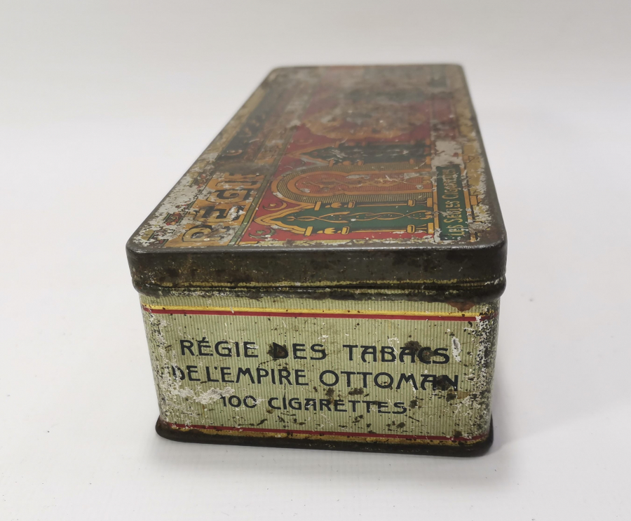 OSMANLI DÖNEMİ ÜZERİ OSMANLI DEVLET ARMALI TÜTÜN KUTUSU