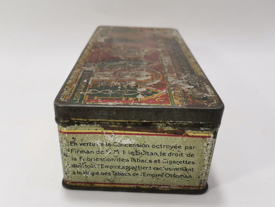 OSMANLI DÖNEMİ ÜZERİ OSMANLI DEVLET ARMALI TÜTÜN KUTUSU