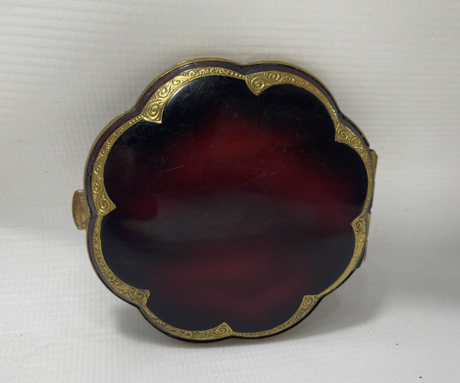 1900 BAŞLARI ALTIN VERMEYLİ ANTİKA FRANSIZ PUDRİYER