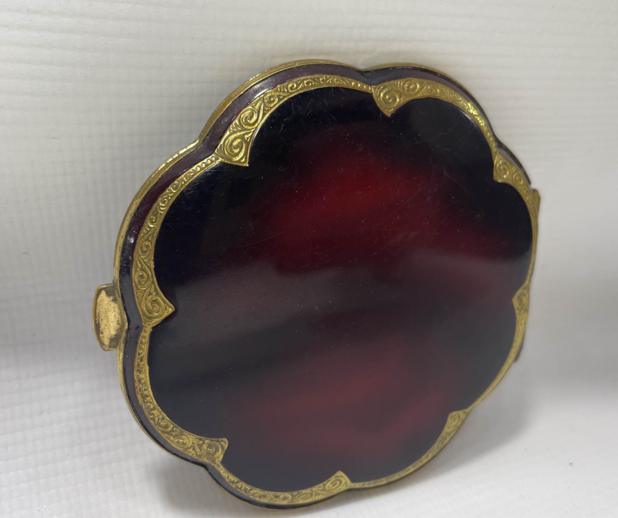 1900 BAŞLARI ALTIN VERMEYLİ ANTİKA FRANSIZ PUDRİYER