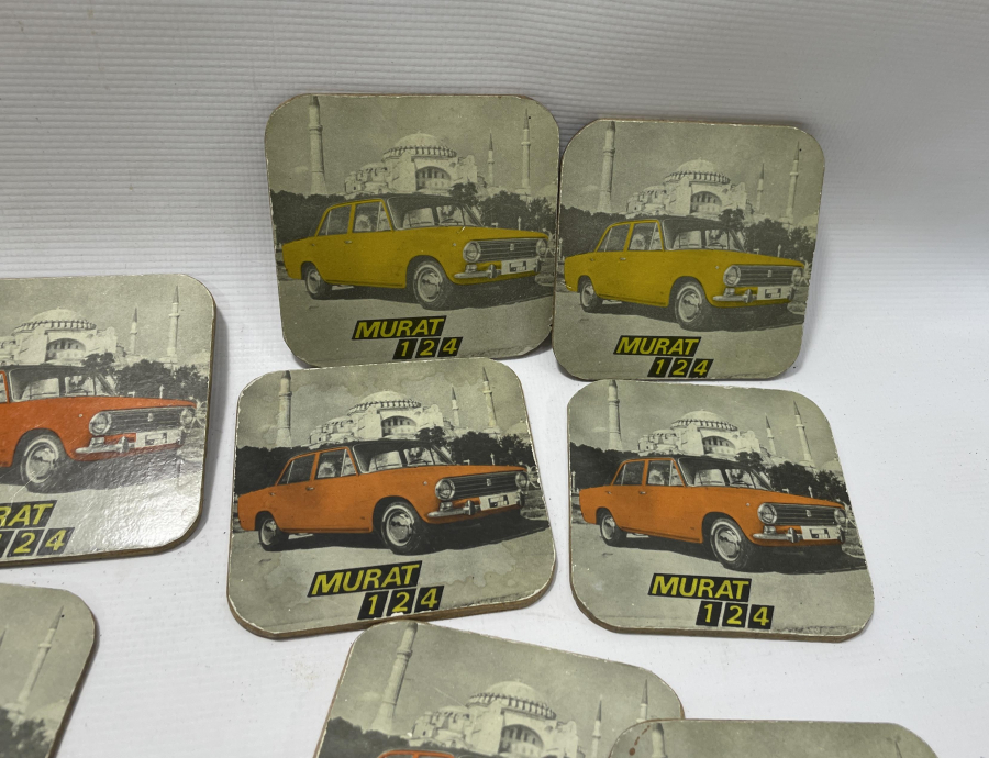 ANTİKA 1970 LERDEN BARDAK ALTLIĞI LOTU