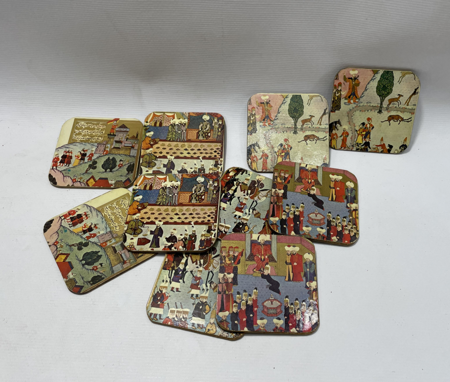 ANTİKA 1970 LERDEN BARDAK ALTLIĞI LOTU