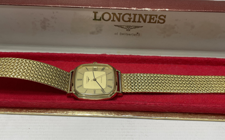 LONGİNESS MARKA ALTIN KAPLAMA OTOMATİK KOL SAATİ