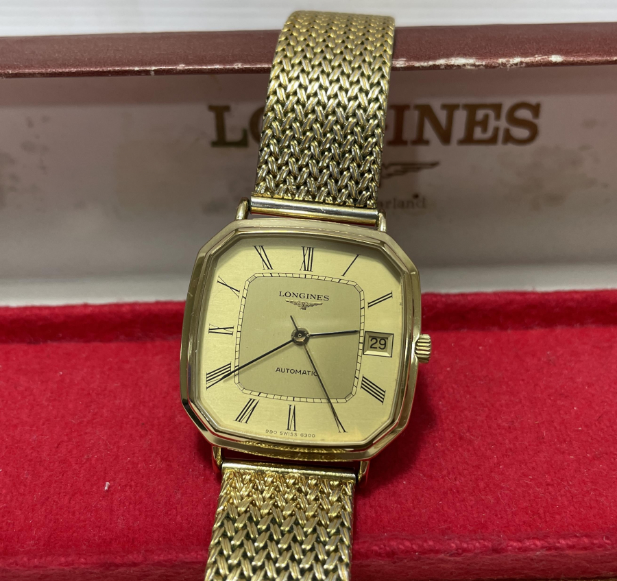 LONGİNESS MARKA ALTIN KAPLAMA OTOMATİK KOL SAATİ