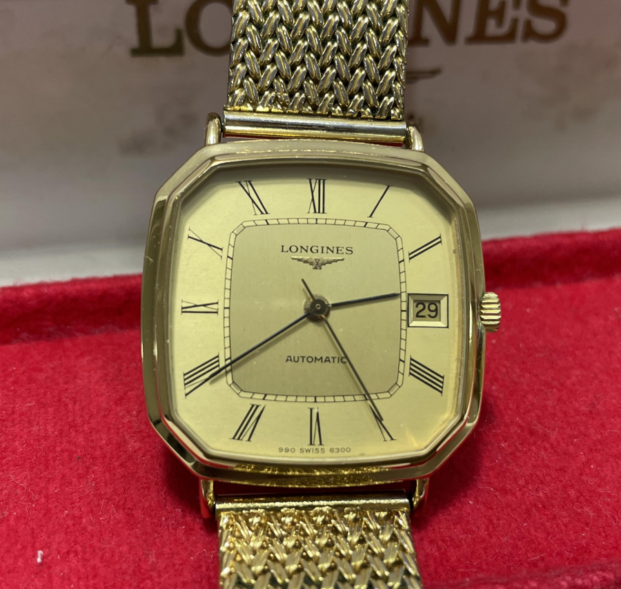 LONGİNESS MARKA ALTIN KAPLAMA OTOMATİK KOL SAATİ