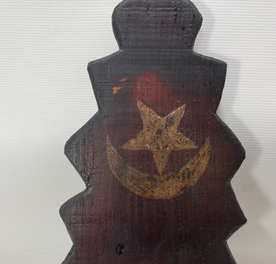 OSMANLI DÖNEMİ AY YILDIZLI AHŞAP KAVUKLUK- LAMBALIK