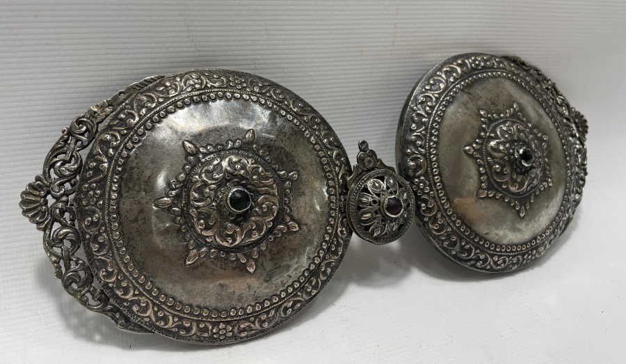 OSMANLI DÖNEMİ GÜMÜŞ KEMER TOKASI