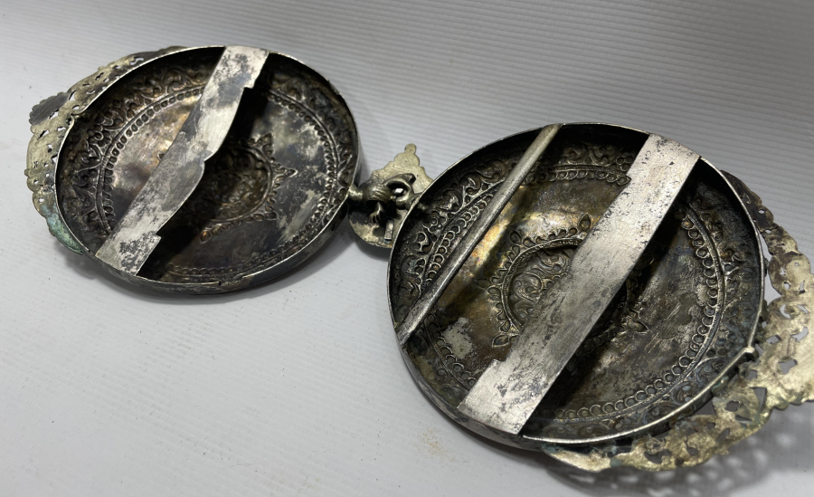 OSMANLI DÖNEMİ GÜMÜŞ KEMER TOKASI