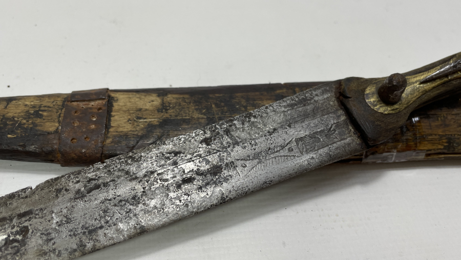 OSMANLI DÖNEMİ KINLI ÇERKES KAMASI