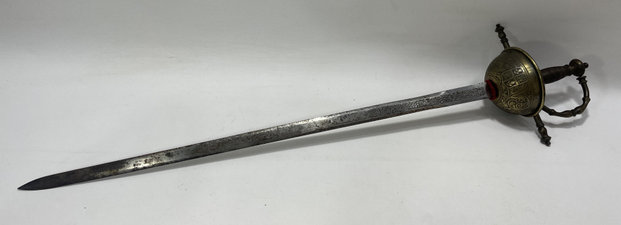 ÜZERİ AYET YAZILI ÇOK NADİR TOLEDO İŞİ KILIÇ