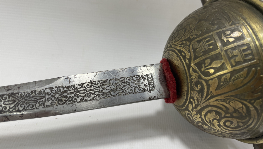 ÜZERİ AYET YAZILI ÇOK NADİR TOLEDO İŞİ KILIÇ