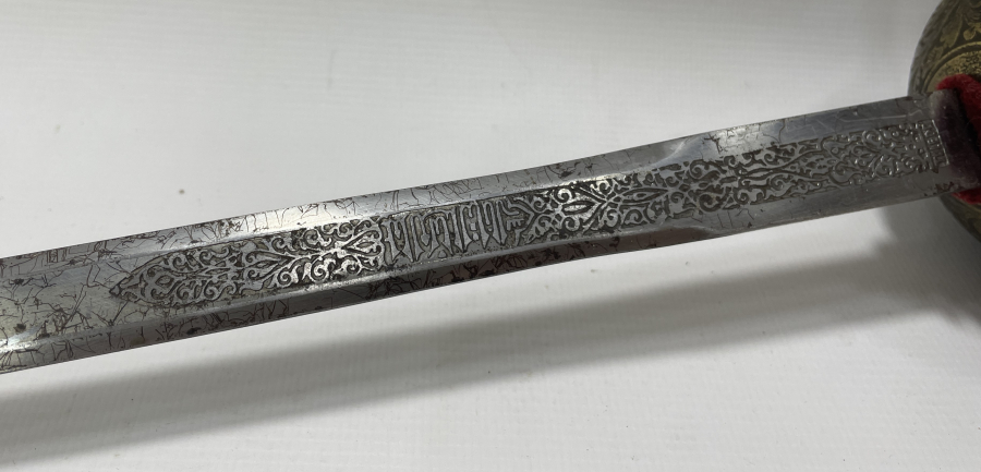 ÜZERİ AYET YAZILI ÇOK NADİR TOLEDO İŞİ KILIÇ