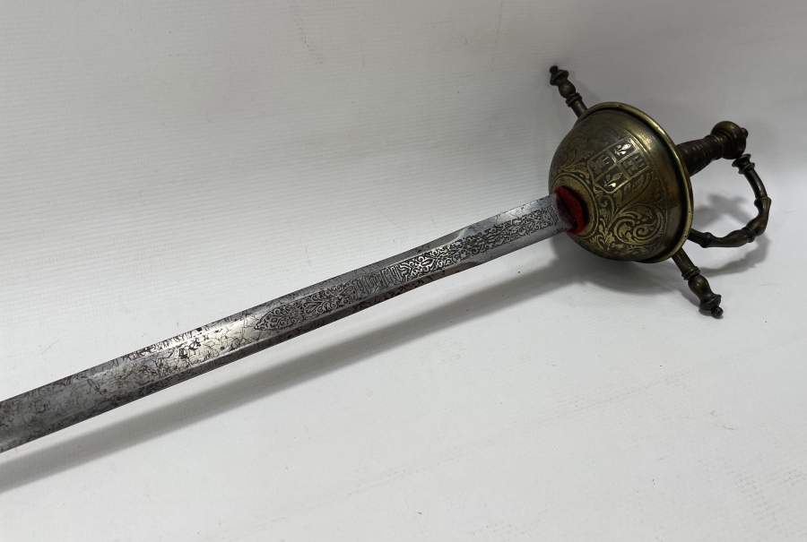 ÜZERİ AYET YAZILI ÇOK NADİR TOLEDO İŞİ KILIÇ