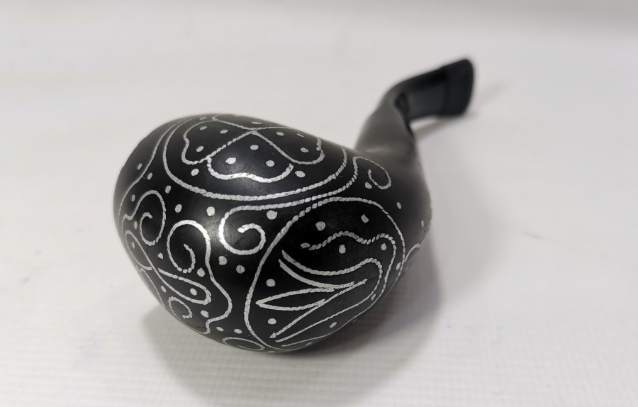 GÜMÜŞ ÇAKMA İŞÇİLİKLİ ANTİKA PİPO