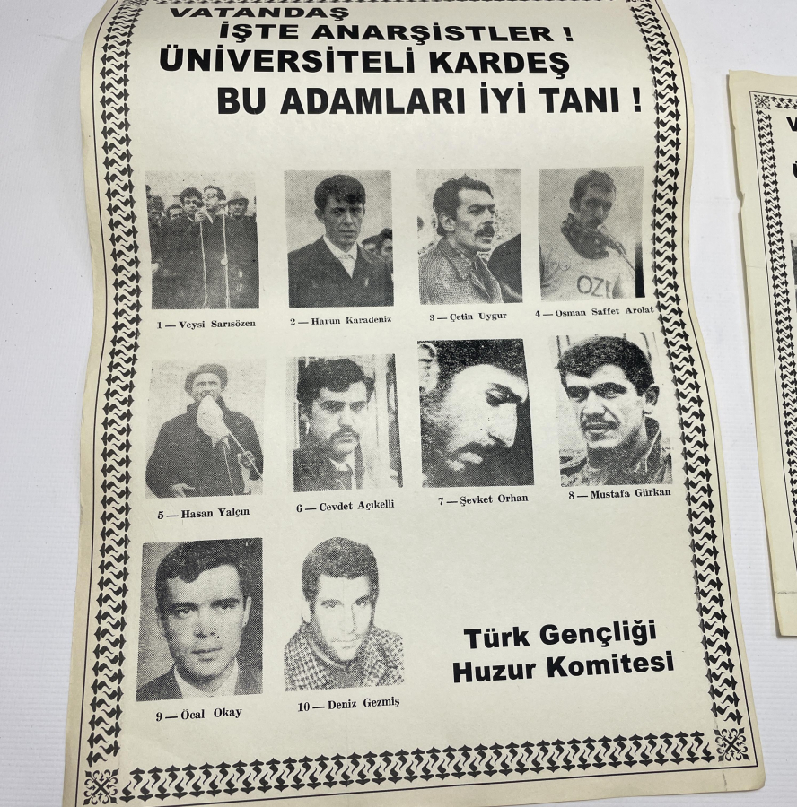 1970 LERDEN ÇOK NADİR 2 ADET SİYASİ AFİŞ