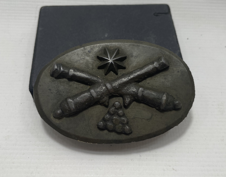 OSMANLI DÖNEMİ TOPÇU AMBLEMLİ PLAKA