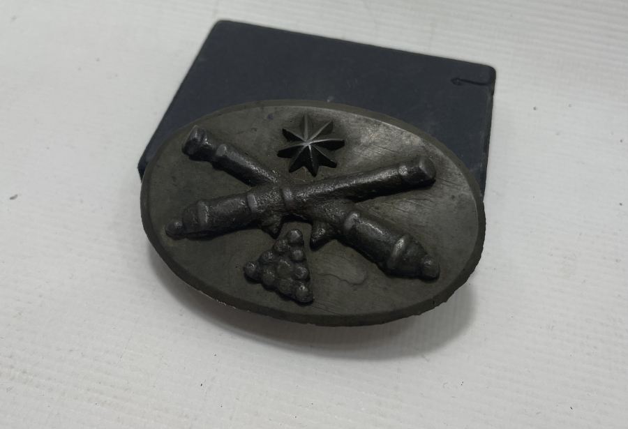 OSMANLI DÖNEMİ TOPÇU AMBLEMLİ PLAKA