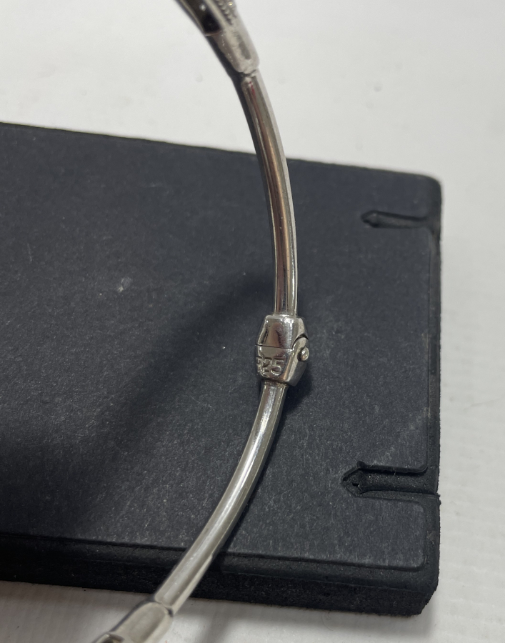 YILAN FORMUNDA MARGAZİT TAŞLI GÜMÜŞ BİLEKLİK