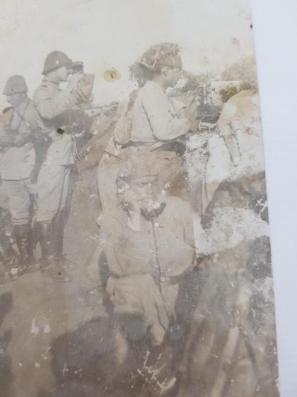 1. DÜNYA SAVAŞI ÇANAKKALE CEPHESİ TÜRK SUBAY VE ASKERLER SİPERDE