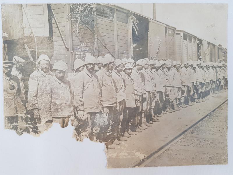 1. DÜNYA SAVAŞI GALİÇYA CEPHESİNDE TÜRK ASKERLER FOTOĞRAFI 