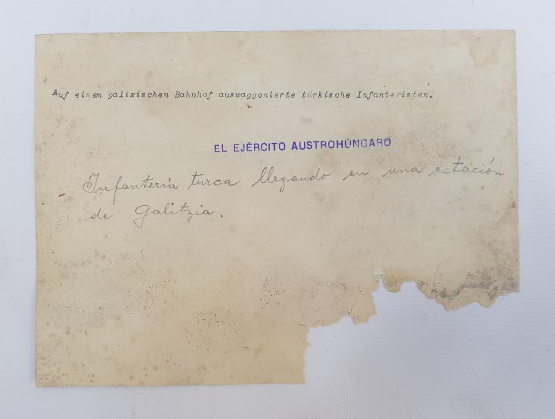 1. DÜNYA SAVAŞI GALİÇYA CEPHESİNDE TÜRK ASKERLER FOTOĞRAFI 