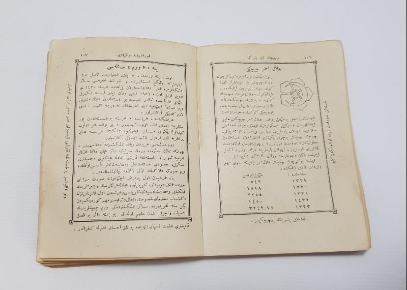 1. DÜNYA SAVAŞI: HİLALİ AHMER CEMİYETİ TARAFINDAN NEŞREDİLEN 1918 YILI TAKVİMİ
