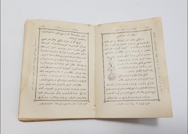 1. DÜNYA SAVAŞI: HİLALİ AHMER CEMİYETİ TARAFINDAN NEŞREDİLEN 1918 YILI TAKVİMİ