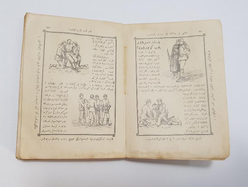 1. DÜNYA SAVAŞI: HİLALİ AHMER CEMİYETİ TARAFINDAN NEŞREDİLEN 1918 YILI TAKVİMİ