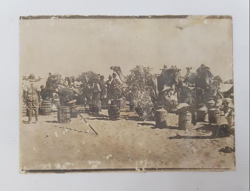 1. DÜNYA SAVAŞI SURİYE CEPHESİ TÜRK YARALILARIN DEVELERLE SAHRA HASTANESİNE TAŞINMALARI 