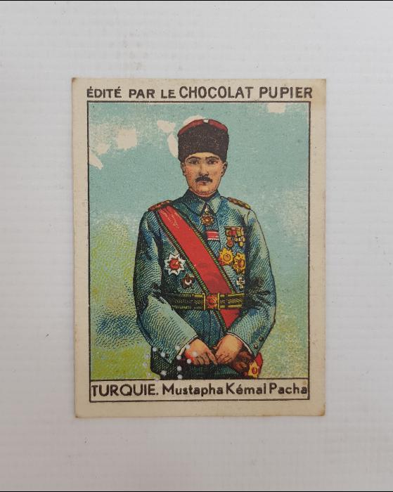GAZİ MUSTAFA KEMAL ATATÜRK ÇİKOLATA KARTI 