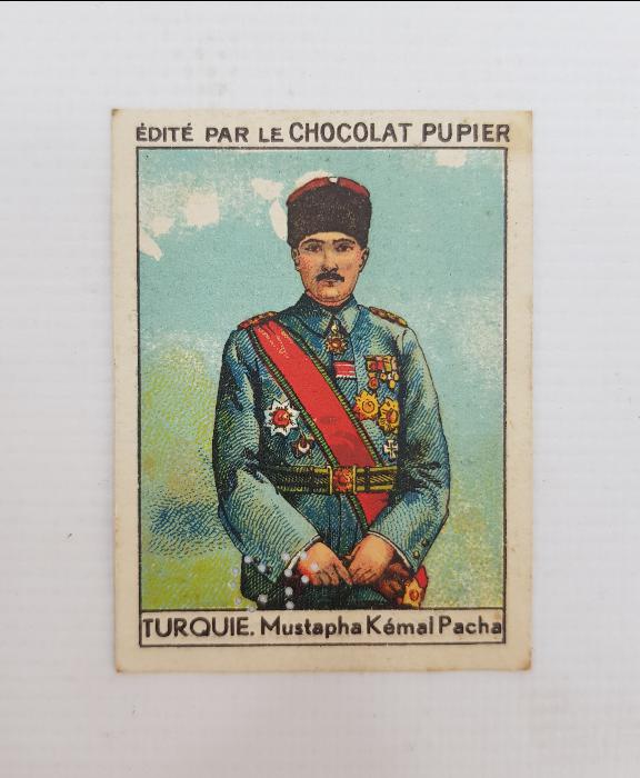 GAZİ MUSTAFA KEMAL ATATÜRK ÇİKOLATA KARTI 