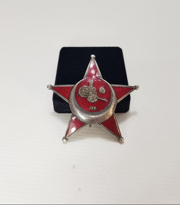 GÜMÜŞ ÇANAKKALE SUBAY MADALYASI 