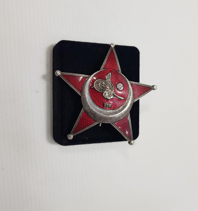 GÜMÜŞ ÇANAKKALE SUBAY MADALYASI 