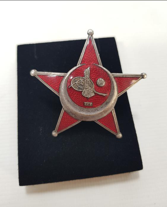 GÜMÜŞ ÇANAKKALE SUBAY MADALYASI 