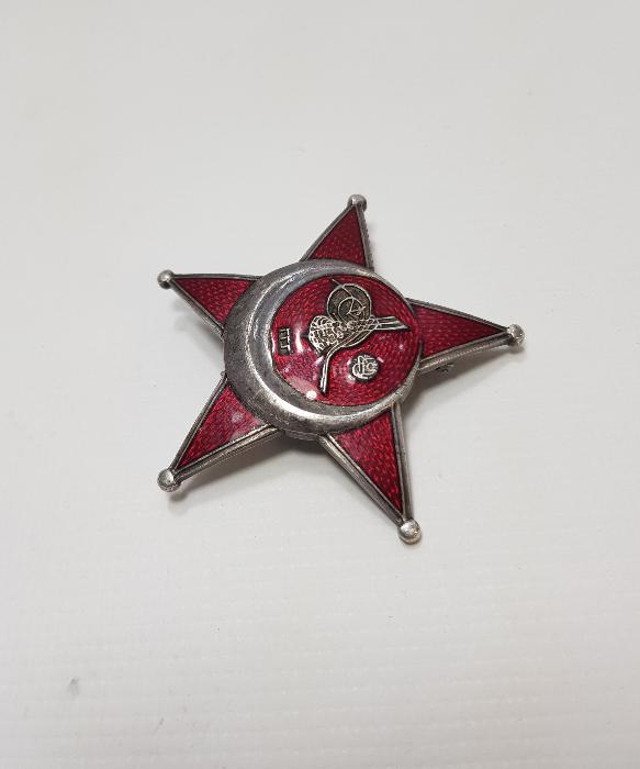 GÜMÜŞ ÇANAKKALE SUBAY MADALYASI 