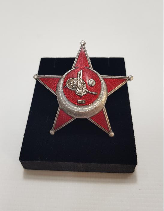 GÜMÜŞ ÇANAKKALE SUBAY MADALYASI 