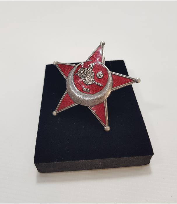 GÜMÜŞ ÇANAKKALE SUBAY MADALYASI 