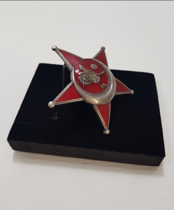 GÜMÜŞ ÇANAKKALE SUBAY MADALYASI 