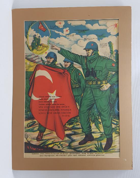 KORE'DE SAVAŞAN TÜRK ASKERLERİ AFİŞİ 
