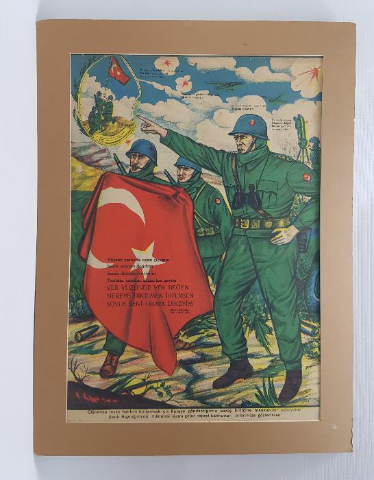 KORE'DE SAVAŞAN TÜRK ASKERLERİ AFİŞİ 