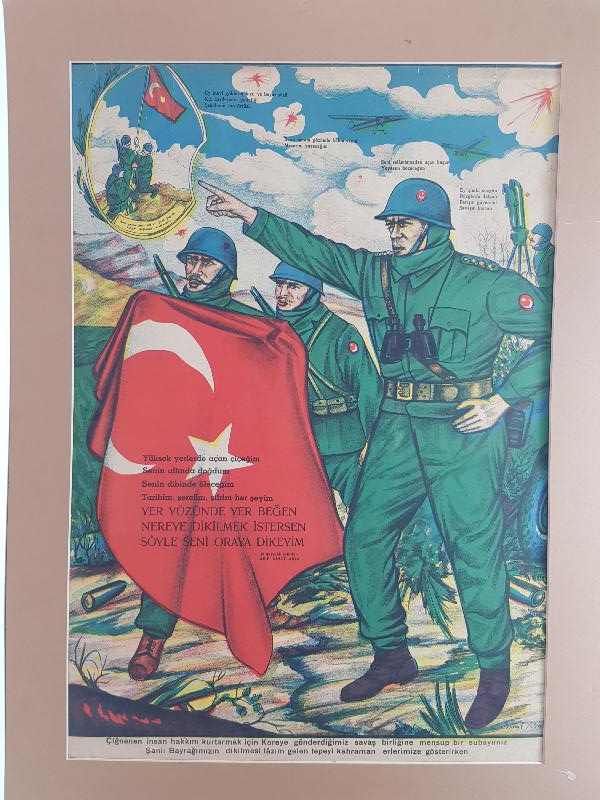 KORE'DE SAVAŞAN TÜRK ASKERLERİ AFİŞİ 