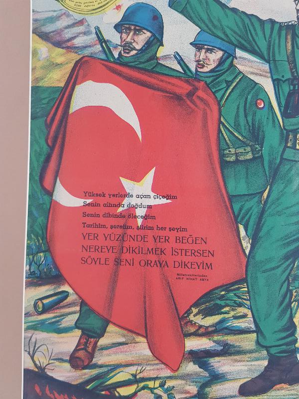 KORE'DE SAVAŞAN TÜRK ASKERLERİ AFİŞİ 