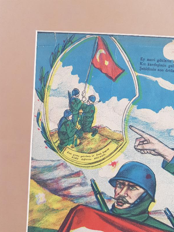 KORE'DE SAVAŞAN TÜRK ASKERLERİ AFİŞİ 